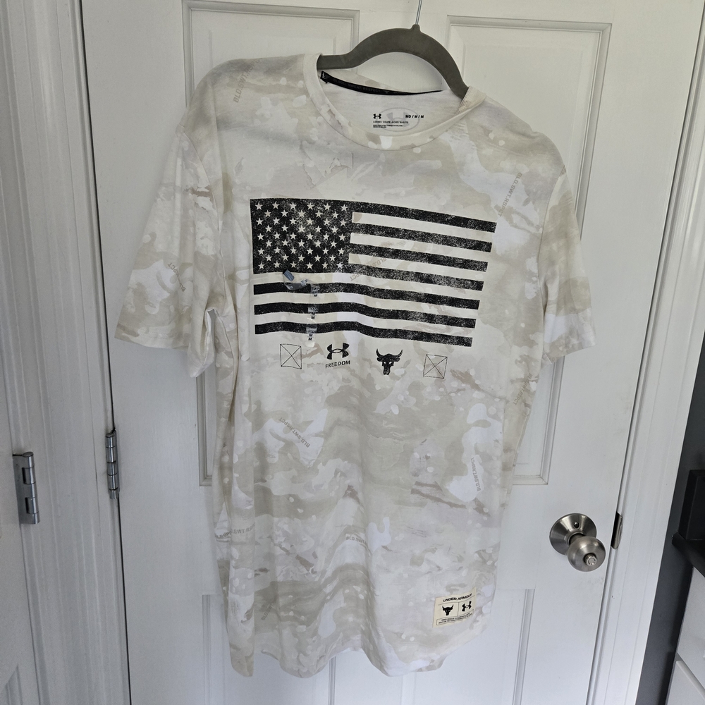 Under Armour Men's Camouflage T-Shirt - White